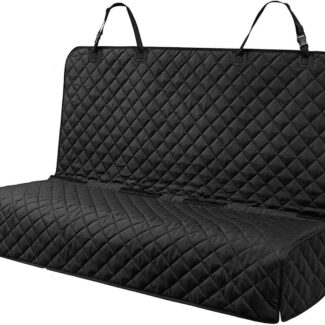 PETICON Waterproof Scratchproof Pet Bench Seat Covers for Cars, SUVs, Nonslip Durable Back Seat Cover for Dogs, 600D Oxford Fabric, Machine Washable